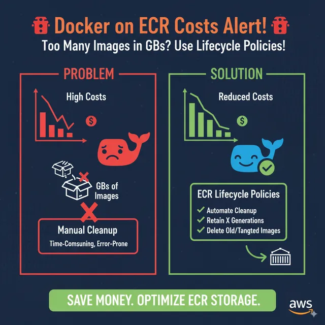 🚨 Docker on ECR Costs Alert! 🚨 Managing Hidden Storage Charges